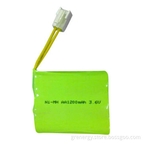 3.6V 1200mAh Nickel Metal Hydride Battery Pack 3S1P, for Electronic Products, ODM/OEM are Welcome